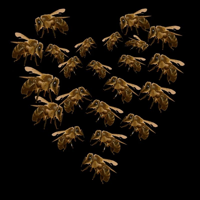 Bee Bees Heart