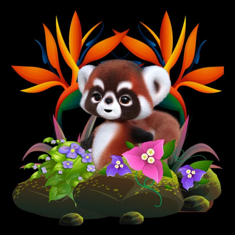 Mignon bébé à fourrure