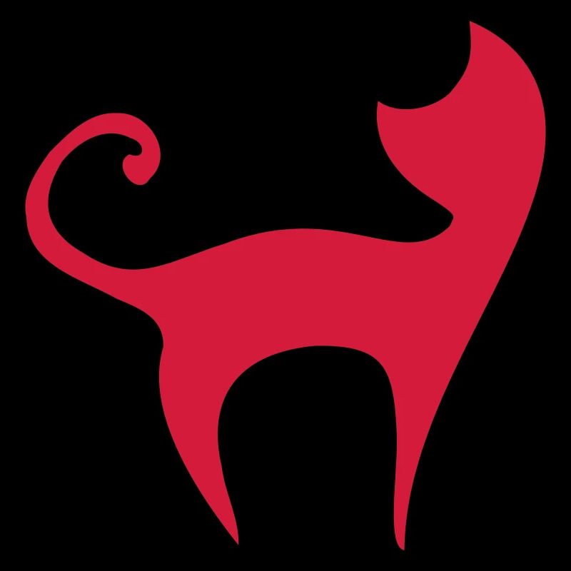 silhouette vector cat