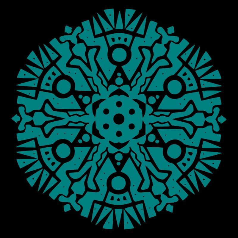 Modèle Mandala Maya