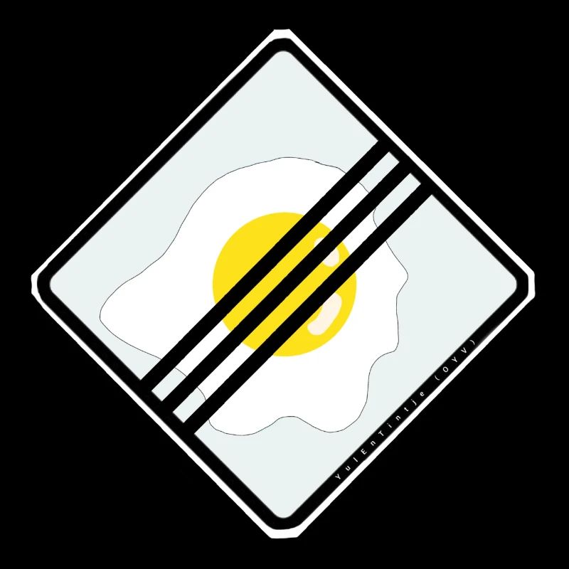 Verkehrszeichendesign: Ei.