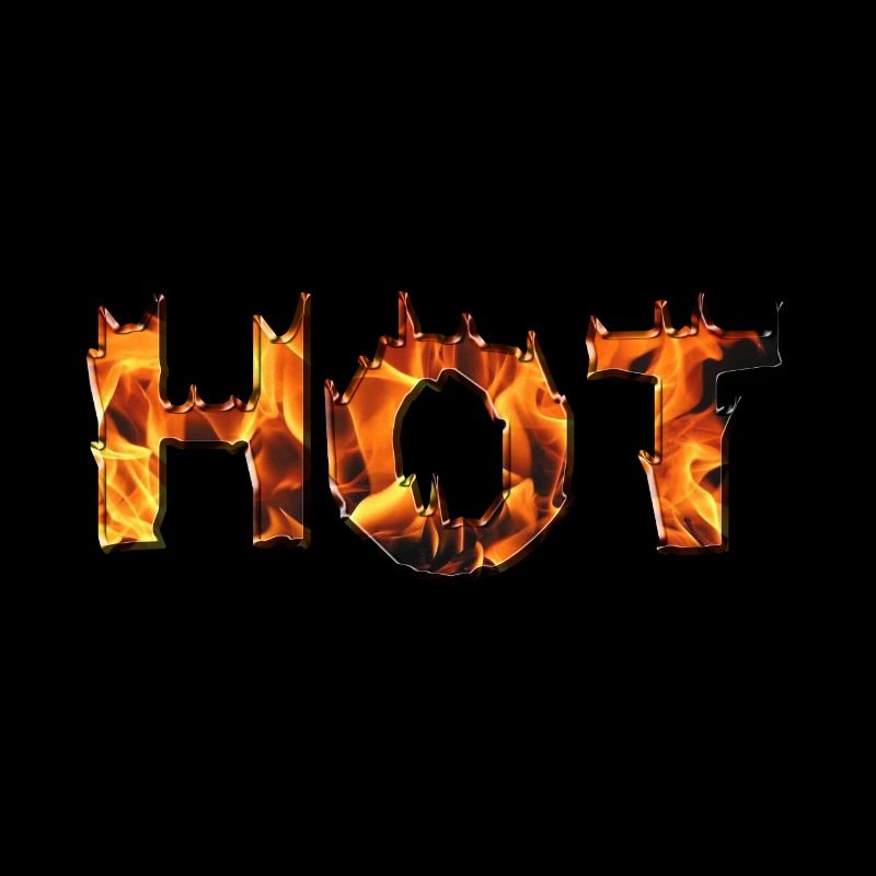 HOT Fire Hot Gift Burning Idea Flame