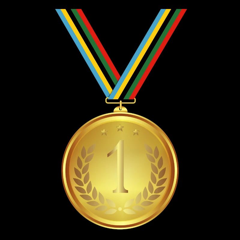 Goldmedaille, Medaille , Sieger Gewinner