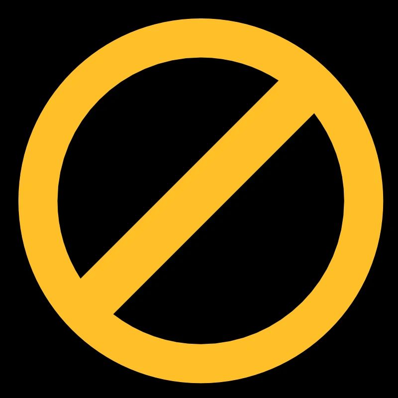 strikeout none NO symbol