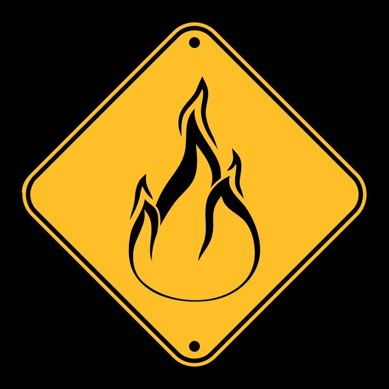 note bouclier mise en garde mise en garde mise en garde risque feu