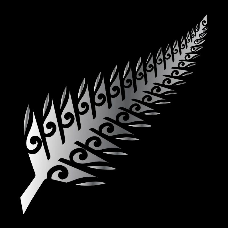 Silberfarn Neuseeland Maori Stil - Geschenkidee