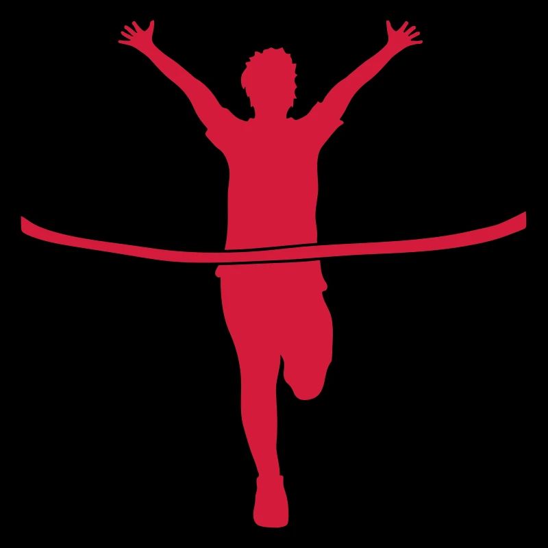 marathon cible arrivée bande rouge cible cible droite re