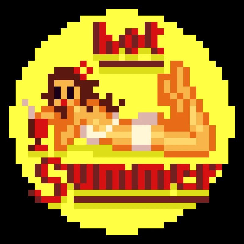 Buzzer chaud Pixel Pinup