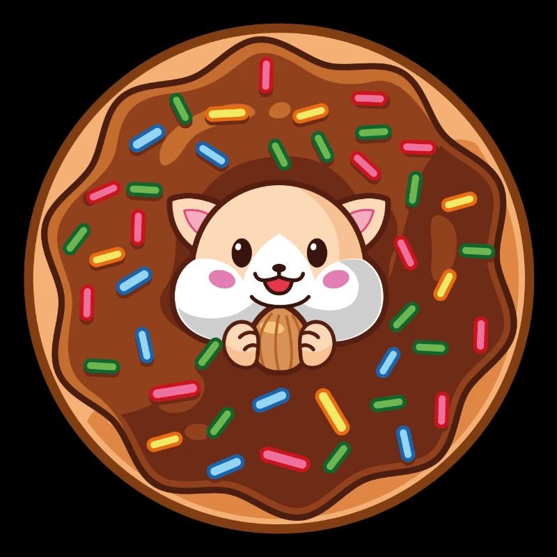 Donut Hamster by moodrush