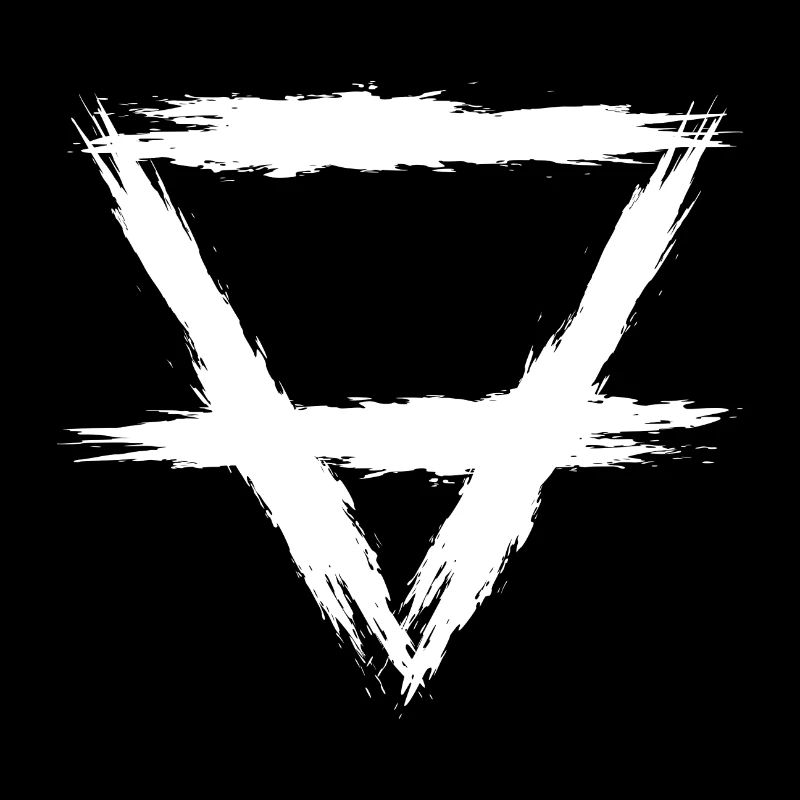 Element Symbol Erde weiß Vektor Bürste