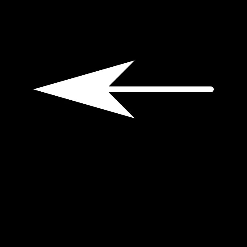 Left arrow white