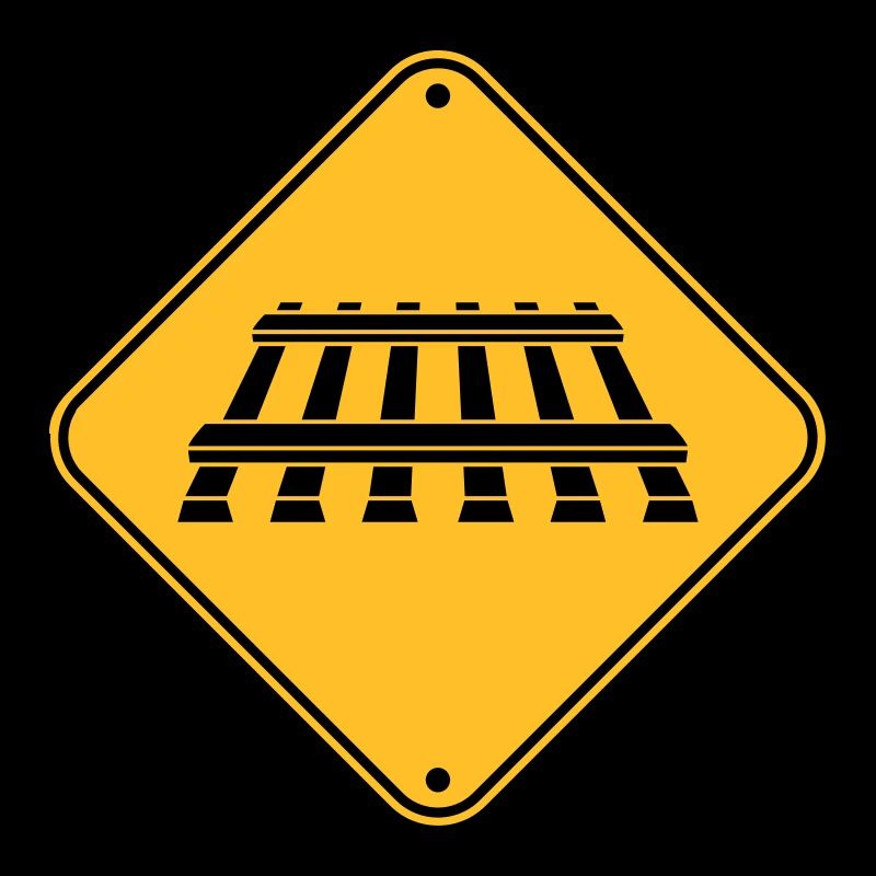 Attention track sign