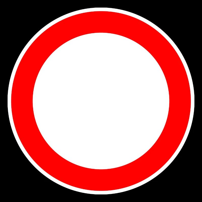 Panneau de signalisation circulaire modèle