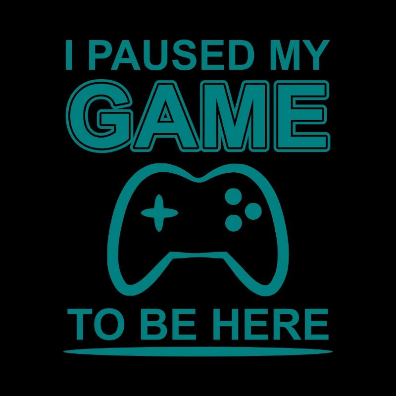 J'ai mis mon jeu en pause pour être ici