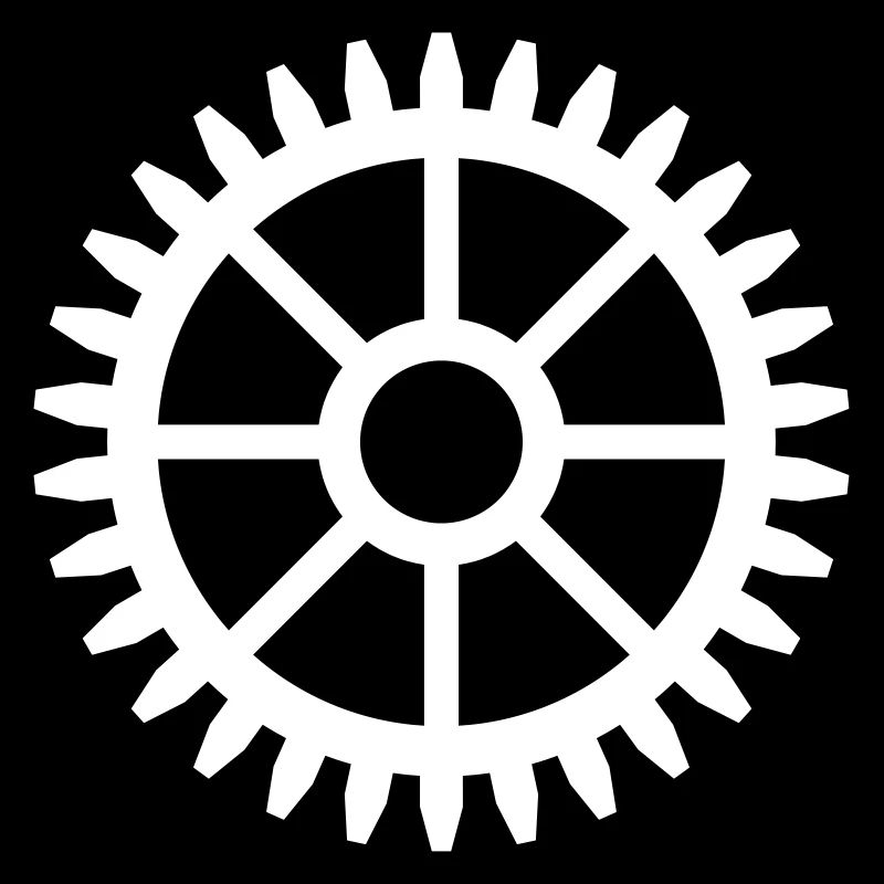 Gear vector design template - COLOR CHANGEABLE