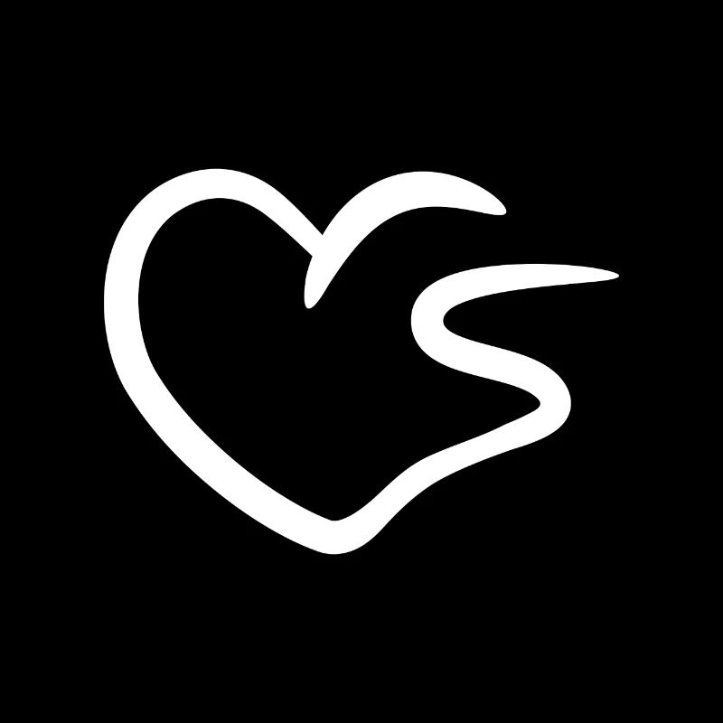 Herz Buchstabe S Anfangsbuchstabe
