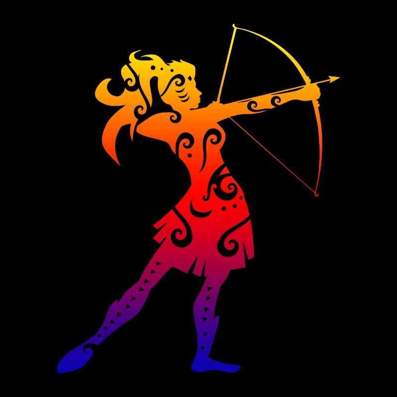 Maori Bogenschießen Mädchen Lustige Geschenkidee