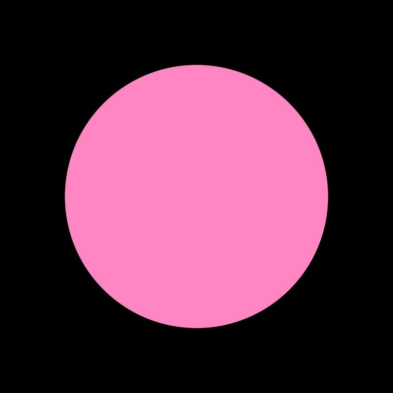 Kreis Symbol Rosa