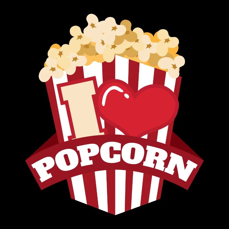 I Love Popcorn Kids Lustige Geschenkidee