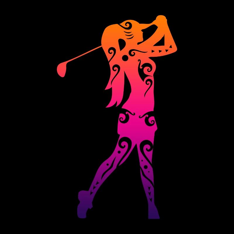 Maori golf girl golf lover gift idea