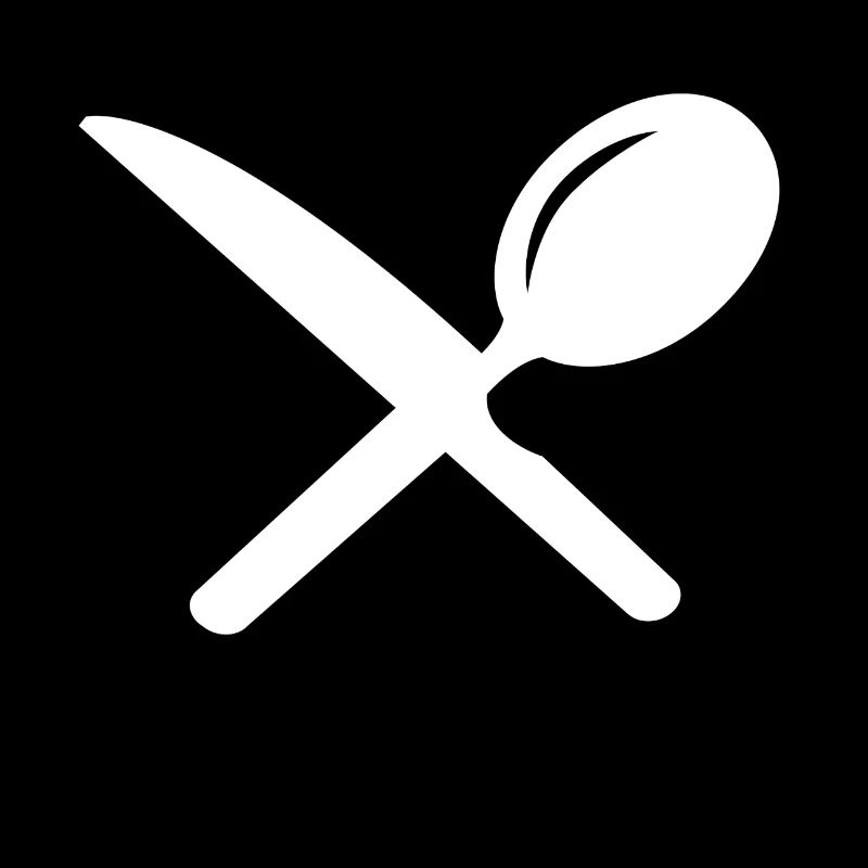 Messer und Löffel zum essen