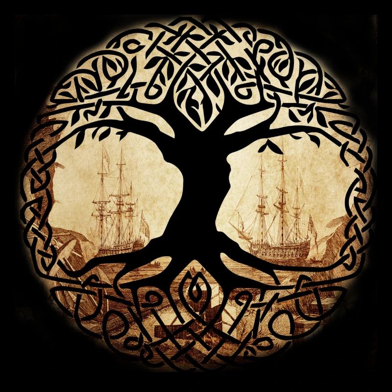 Celtic Kreuz Lebensbaum Baum des Lebens keltisch