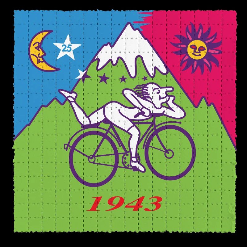 Albert Hofmann Bicycle Day LSD Blotter Sheet