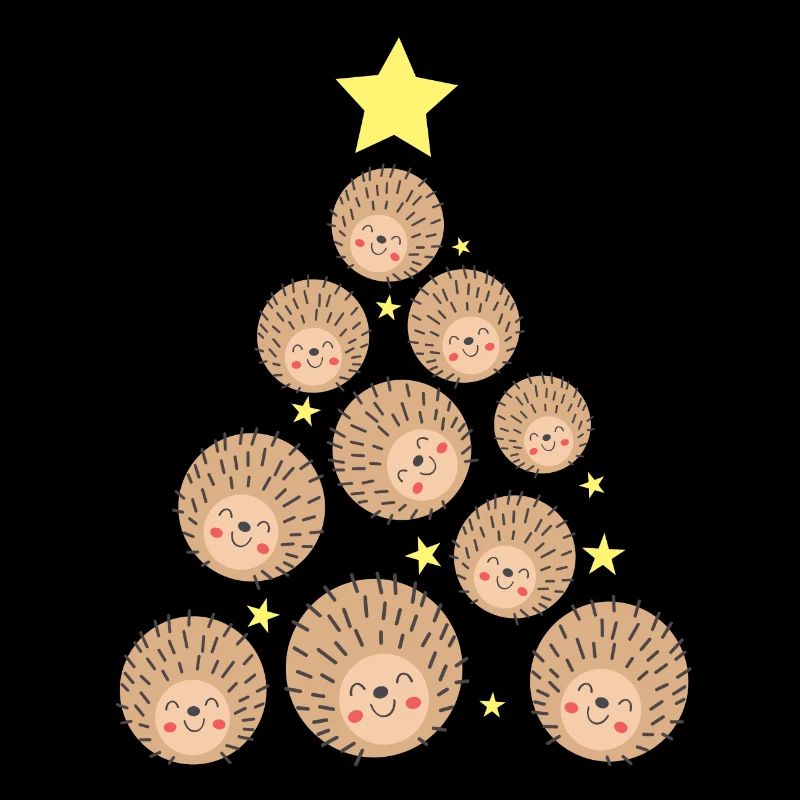 Arbre de Noël de Noël hérisson