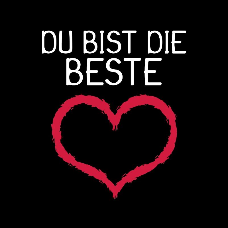 Du bist die Beste Herz Geschenk