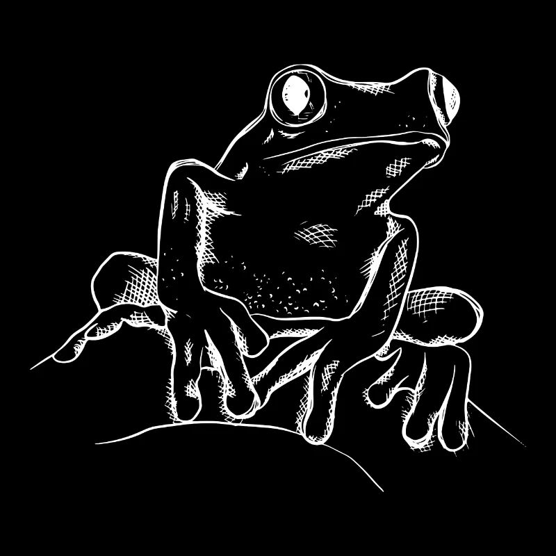 Frosch mit großen Augen