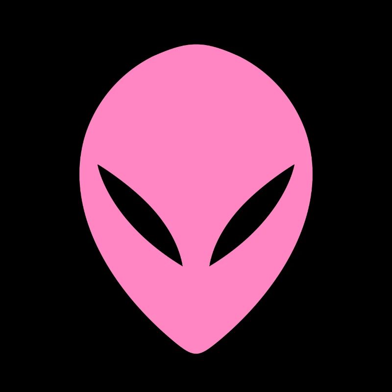Ufo Alien Head Pink