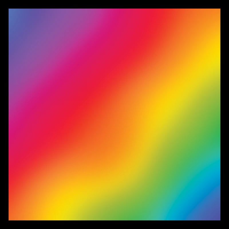 Impression mignonne d’arc-en-ciel - cadeau d’amant d’arc-en-ciel
