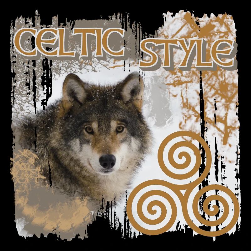 celts 9 with wolf and triskele