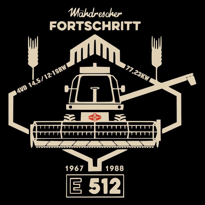 FORTSCHRITT Mähdrescher E 512 DDR ostalgie LPG