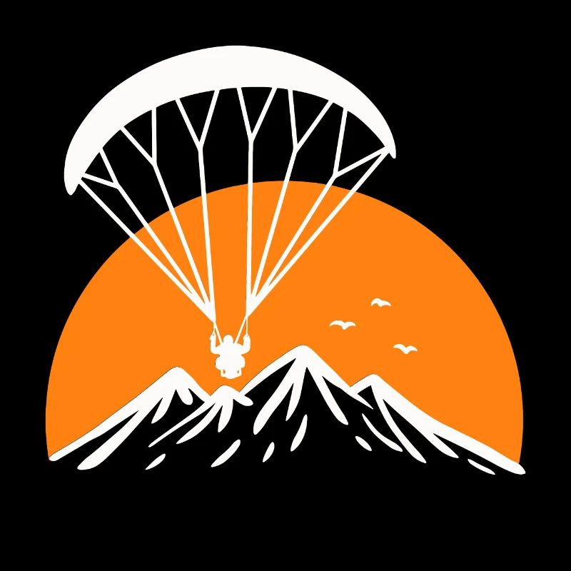 Paramotoring Retro Vintage