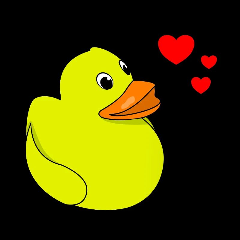 Canard grinçant Saint-Valentin