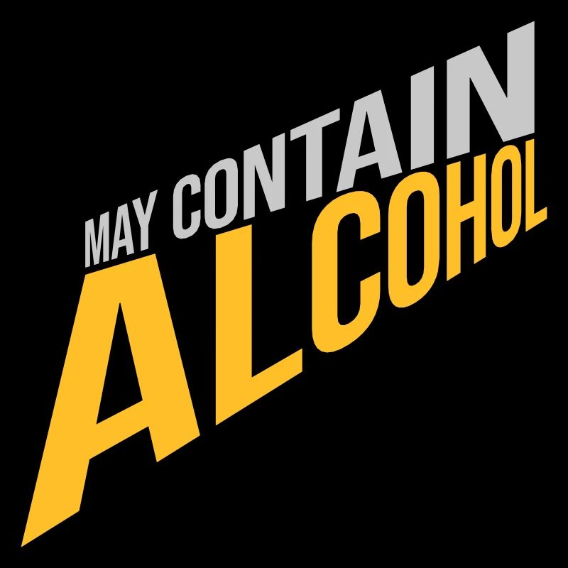 Peut contenir de l’alcool Texte