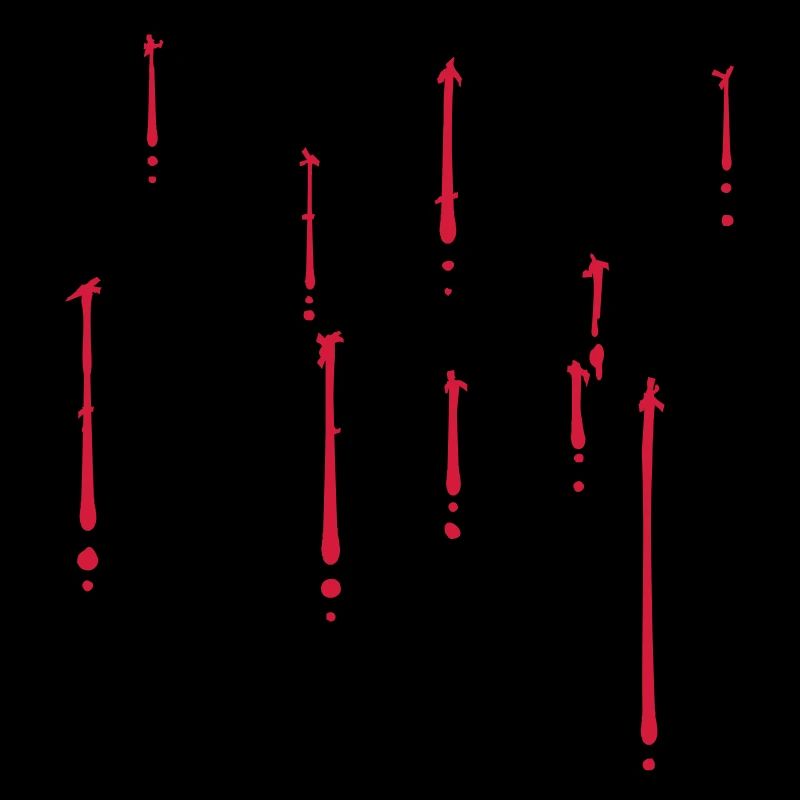 Blood Drops Cracks Pattern