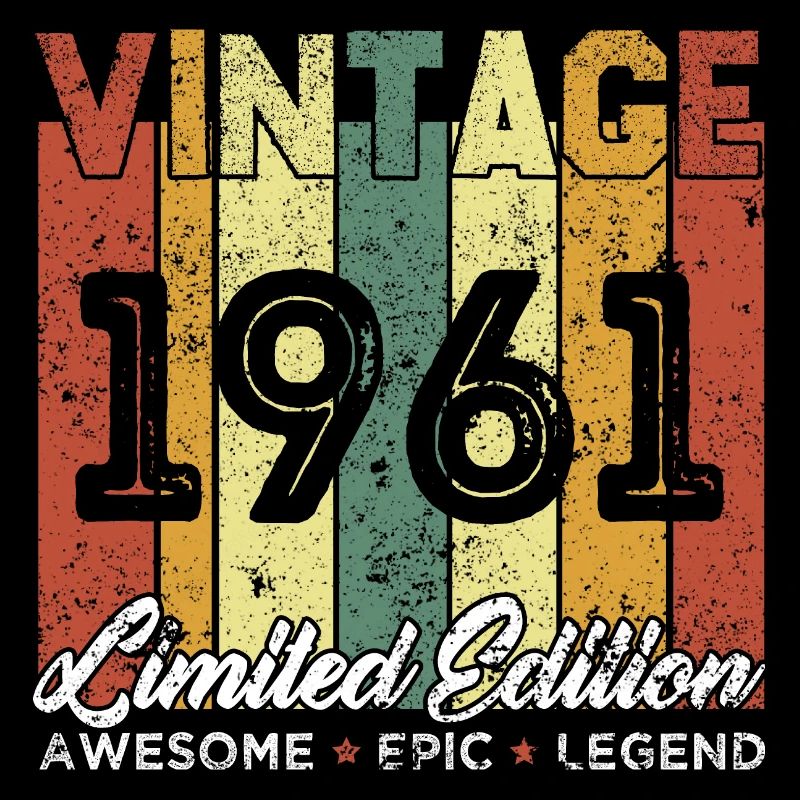 Geburtstagsgeschenk Vintage 1961 Limited Edition