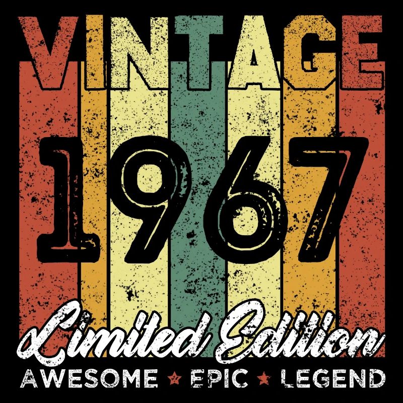Geburtstagsgeschenk Vintage 1967 Limited Edition