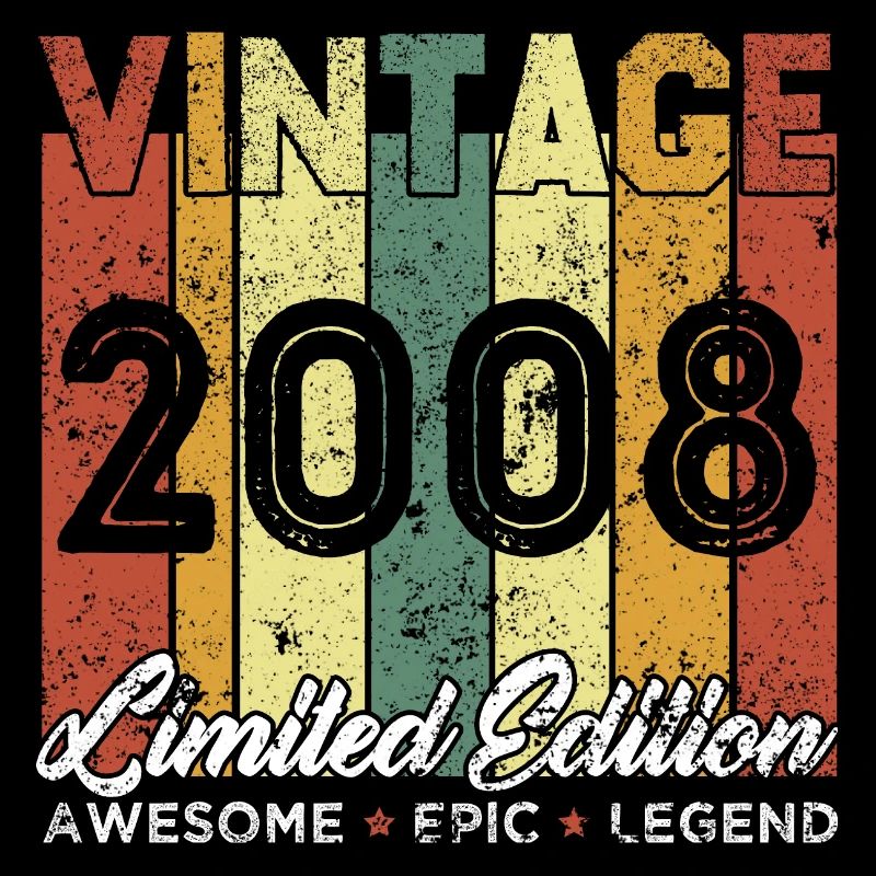 Vintage 2008 Limited Edition Geburtstagsgeschenk