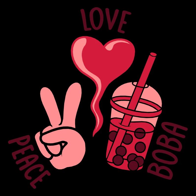Drink Boba Peace Love