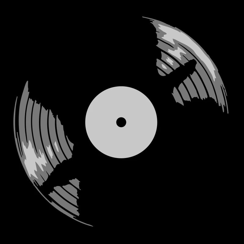 Conception de musique de disque vinyle