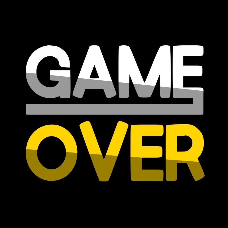GAME OVER (Gelb) - Gaming