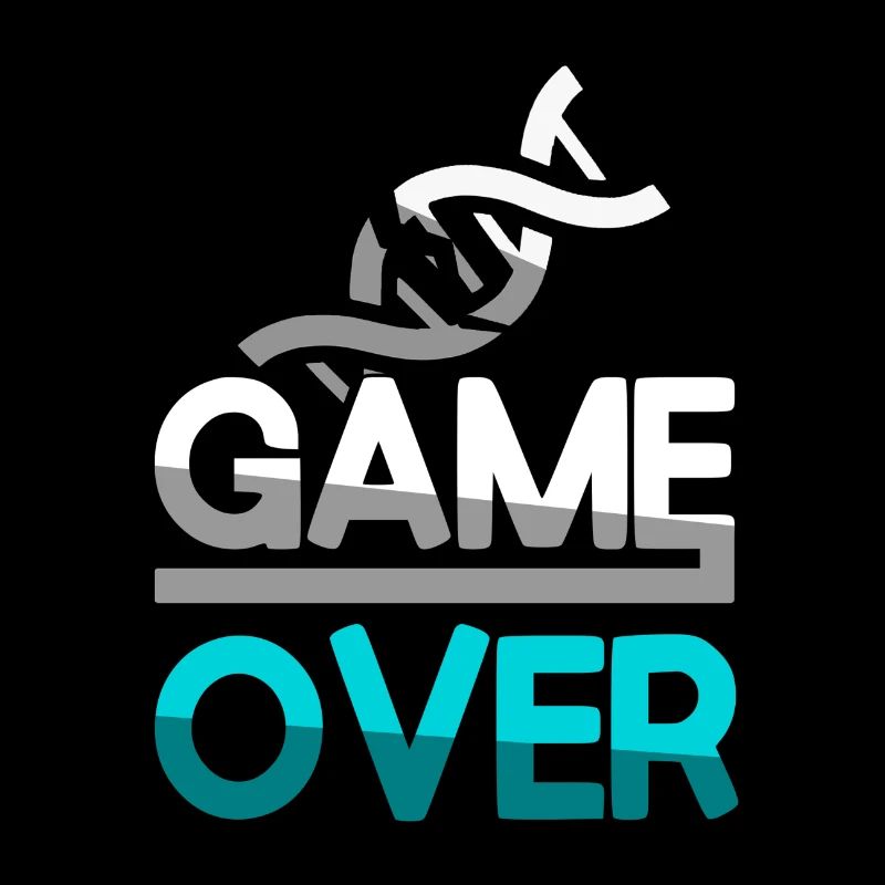 GAME OVER (Turquoise) + ADN - Jeux
