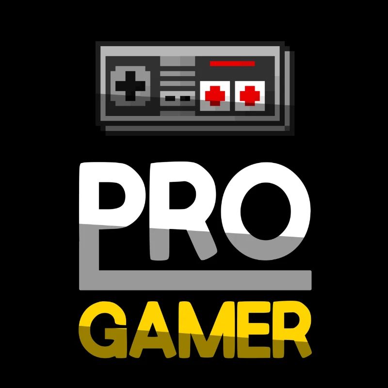 PRO GAMER (Yellow) + NES Controller - Gaming