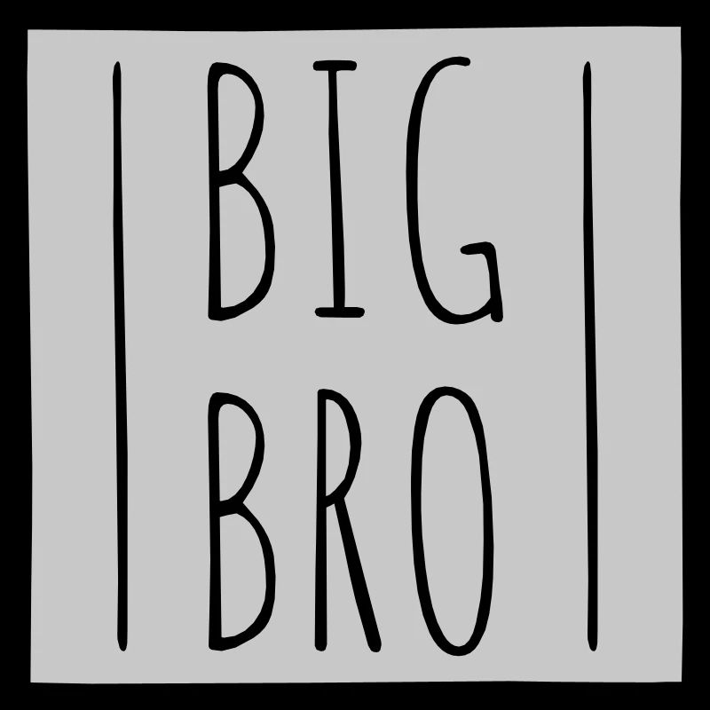 Großer Bruder Schild Logo