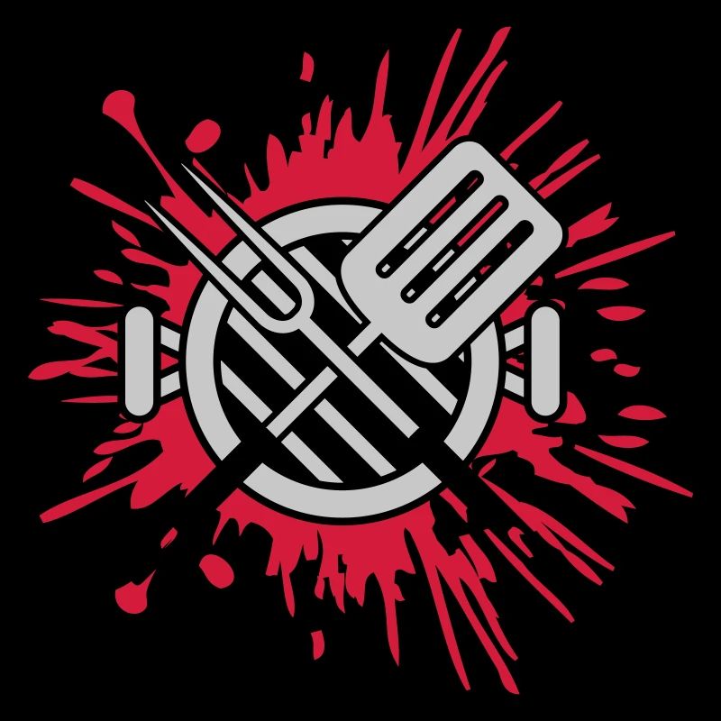 Éclaboussures de couleur Charcoal Grill Grill Master Barbecue