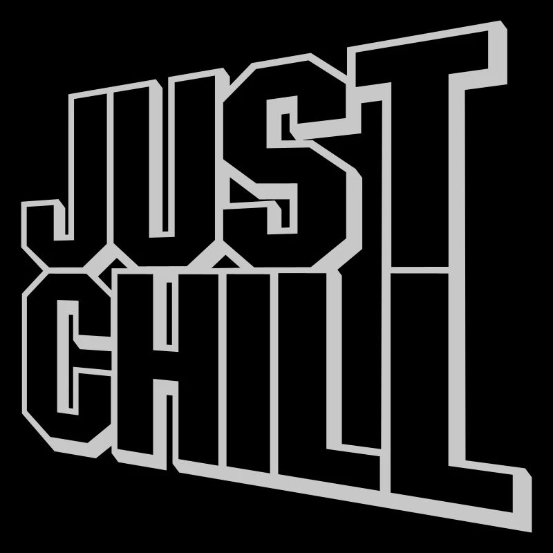 Just Chill Text Logo