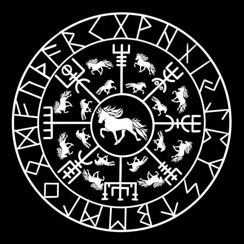 Wikinger Runen mit Tölt